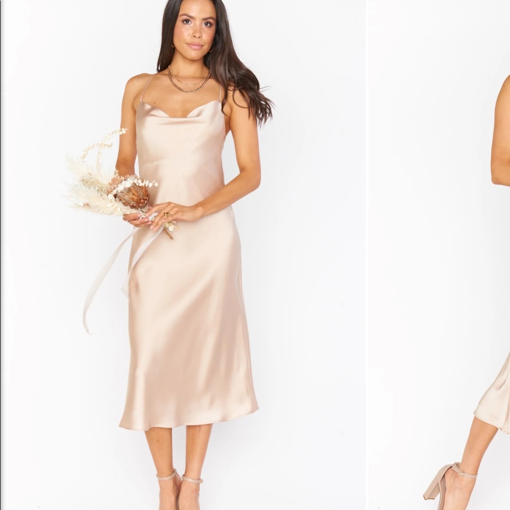 Show Me Your Mumu Verona Dress in champagne